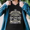 Legends Were Born In November 1989 Vintage 33Rd Birthday Gift For Men & Women Men V-Neck Tshirt