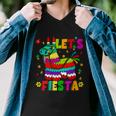 Lets Fiesta Cinco De Mayo Mexican Party Mexico Donkey Pinata Men V-Neck Tshirt