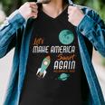 Lets Make America Smart Again Tshirt Men V-Neck Tshirt