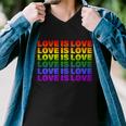 Love Is Love Lgbtq Rainbow Men V-Neck Tshirt