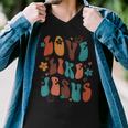 Love Like Jesus Religious God Christian Words On Back V4 Men V-Neck Tshirt