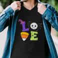 Love Witch Hat Halloween Quote Men V-Neck Tshirt