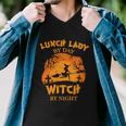 Lunch Lady By Day Witch By Night Halloween Quote Men V-Neck Tshirt