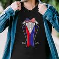 Mens 4Th Of July Tuxedo Costume Bow Tie American Flag Usa Men V-Neck Tshirt