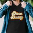 Mens Disco Daddy Retro Matching 60S 70S Party Costume Dad Men V-Neck Tshirt
