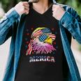 Merica Bald Eagle Mullet American Flag 4Th Of July Gift Men V-Neck Tshirt