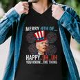 Merry 4Th Of Happy Uh Uh You Know The Thing Funny 4 July V2 Men V-Neck Tshirt