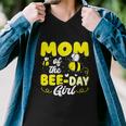 Mom Of The Bee Day Girl Party Birthday Sweet Men V-Neck Tshirt