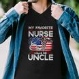 My Favorite Nurse Calls Me Uncle Funny 4Th Of July Men V-Neck Tshirt