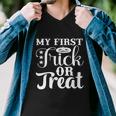 My Firts Trick Or Treat Halloween Quote Men V-Neck Tshirt