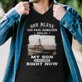 My Son Is On Uss Paul Hamilton Ddg Men V-Neck Tshirt