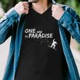 One Way To Paradise Spray Powder Free Ride With Snowboard Gift Men V-Neck Tshirt