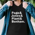 Page Jones Plant Bonham Men V-Neck Tshirt