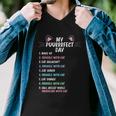 Perfect Day Is Snuggling A Cat Funny Cat Owner Men V-Neck Tshirt