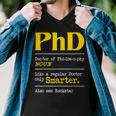 Phd Graduate Phd Graduation Doctorate Degree Definition Men V-Neck Tshirt