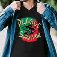Plague Survivor Men V-Neck Tshirt