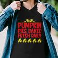 Pumpkin Pies Baked Fresh Daily Halloween Quote Men V-Neck Tshirt