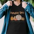 Pumpkin Spice And Everything Nice Thanksgiving Quote V2 Men V-Neck Tshirt