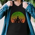 Pumpkin Witch Castle Halloween Quote Men V-Neck Tshirt