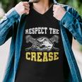 Respect The Crease Lacrosse Goalie Lacrosse Plus Size Shirts For Men And Women Men V-Neck Tshirt