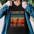 Science Chemistry Is Like Cooking Just Dont Lick The Spoon Men V-Neck Tshirt