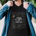 Square Root Of 289 17Th Birthday Funny Gift 17 Year Old Gifts Math Bdayfunny Gif Men V-Neck Tshirt