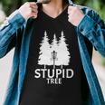 Stupid Tree Disc Golf Tshirt Men V-Neck Tshirt