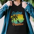 Surfing Paradise Summer Vacation Surf Men V-Neck Tshirt