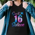 Sweet 16Th Birthday Party Funny Sixteen Years Old Girl Men V-Neck Tshirt