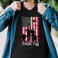 Thank You Memorial Day Soldiers Usa Flag Men V-Neck Tshirt