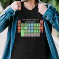 The Periodic Table Of Christmas Elements Tshirt Men V-Neck Tshirt