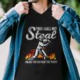 Thou Shall Not Steal Unless You Can Beat The Throw Baseball Tshirt Men V-Neck Tshirt