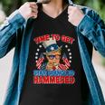 Trump Time To Get Star Spangled Hammered 4Th Of July Great Gift Men V-Neck Tshirt