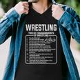Twelve Commandments Of Wrestling Tshirt Men V-Neck Tshirt