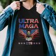 Ultra Mega Eagle 2022 Ultra Maga Tee American Flag Eagle Tshirt Men V-Neck Tshirt