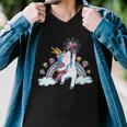 Unicorn Magic V2 Men V-Neck Tshirt