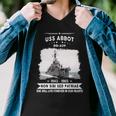 Uss Abbot Dd Men V-Neck Tshirt