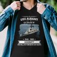 Uss Albany Cg Men V-Neck Tshirt