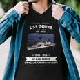 Uss Gurke Dd V2 Men V-Neck Tshirt