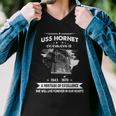 Uss Hornet Cv V4 Men V-Neck Tshirt