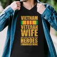 Vietnam Veteran Wife Tshirt Men V-Neck Tshirt