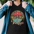 Vintage 1942 Birthday 80 Years Of Being Awesome Emblem Men V-Neck Tshirt