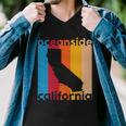 Vintage Oceanside California Men V-Neck Tshirt