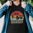 Vintage Retro Classic Square Body Squarebody Truck Tshirt Men V-Neck Tshirt