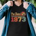 Vintage Retro Tropical Pro Choice Men V-Neck Tshirt