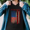 We The People Lets Go Brandon Patriotic Men V-Neck Tshirt