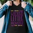 Wicked Little Monster Halloween Quote Men V-Neck Tshirt