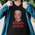 Wicked Stupid Funny Joe Biden Boston Men V-Neck Tshirt