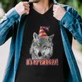 Wolf Birthday Themed Party Wolves Theme Girl Wolf Lover V3 Men V-Neck Tshirt