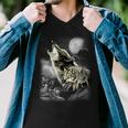 Wolf Wilderness Tshirt Men V-Neck Tshirt